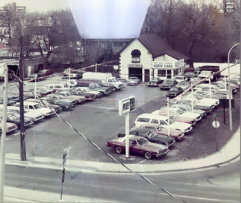 Pilkey Auto Sales dealership photo - the early days. 